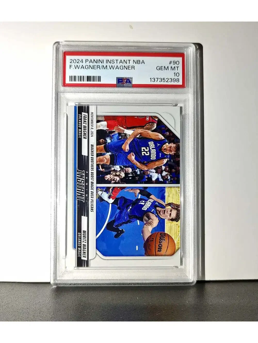Franz Wagner / Moritz Wagner 2024 Panini NBA #90 Basketball PSA 10 Gem Mint